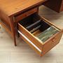 Schreibtisch Teakholz Braun 1960er Jahre 14
