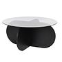 Aeris Coffee table Woodblack Smoke Ø75cm 6