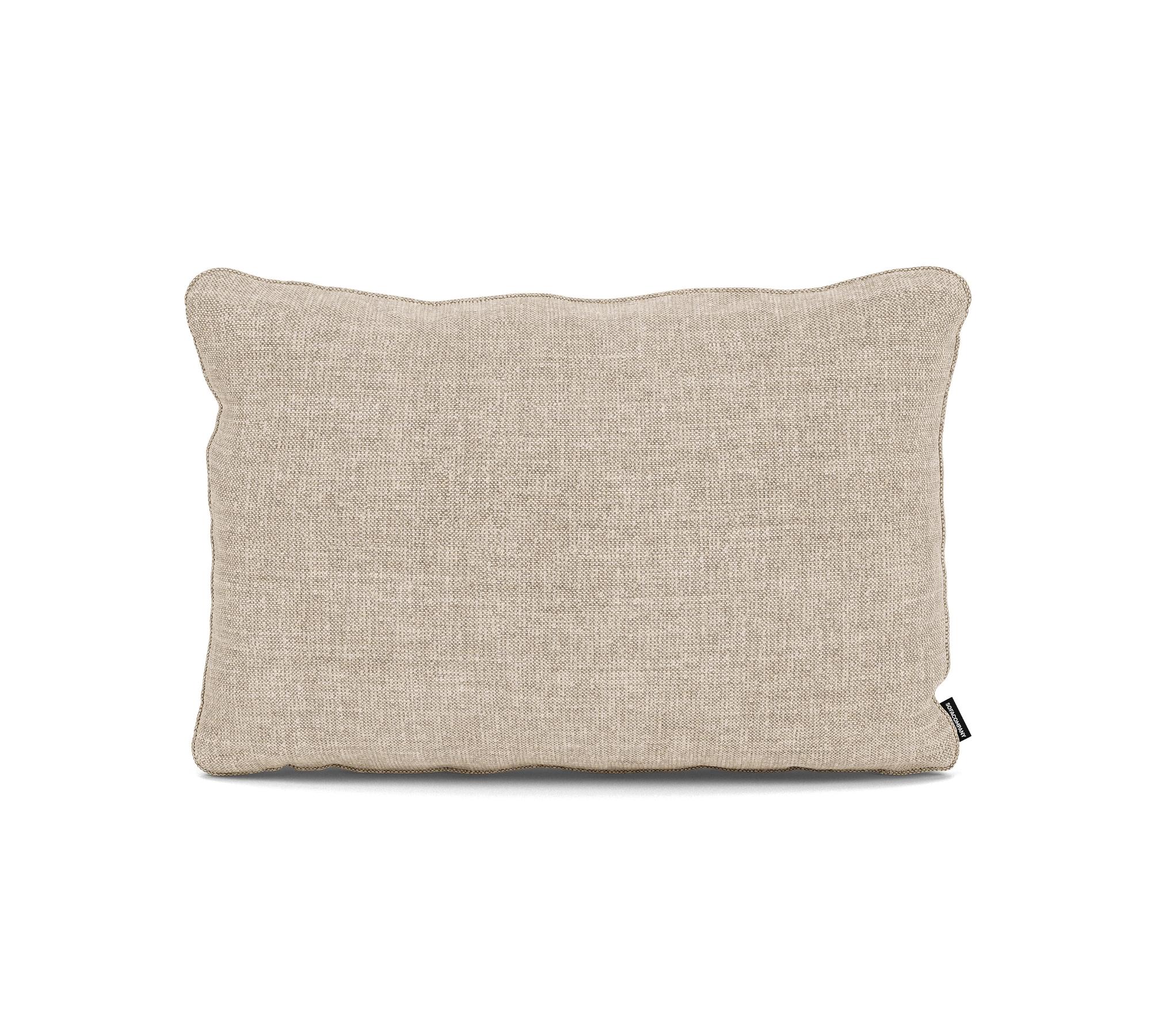 2x Posh Kissen Vega Cream mit Daunenfüllung 40 x 60 cm 1