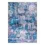 Prima I Kurzflorteppich Polyester Blaugrau 80x150cm 0
