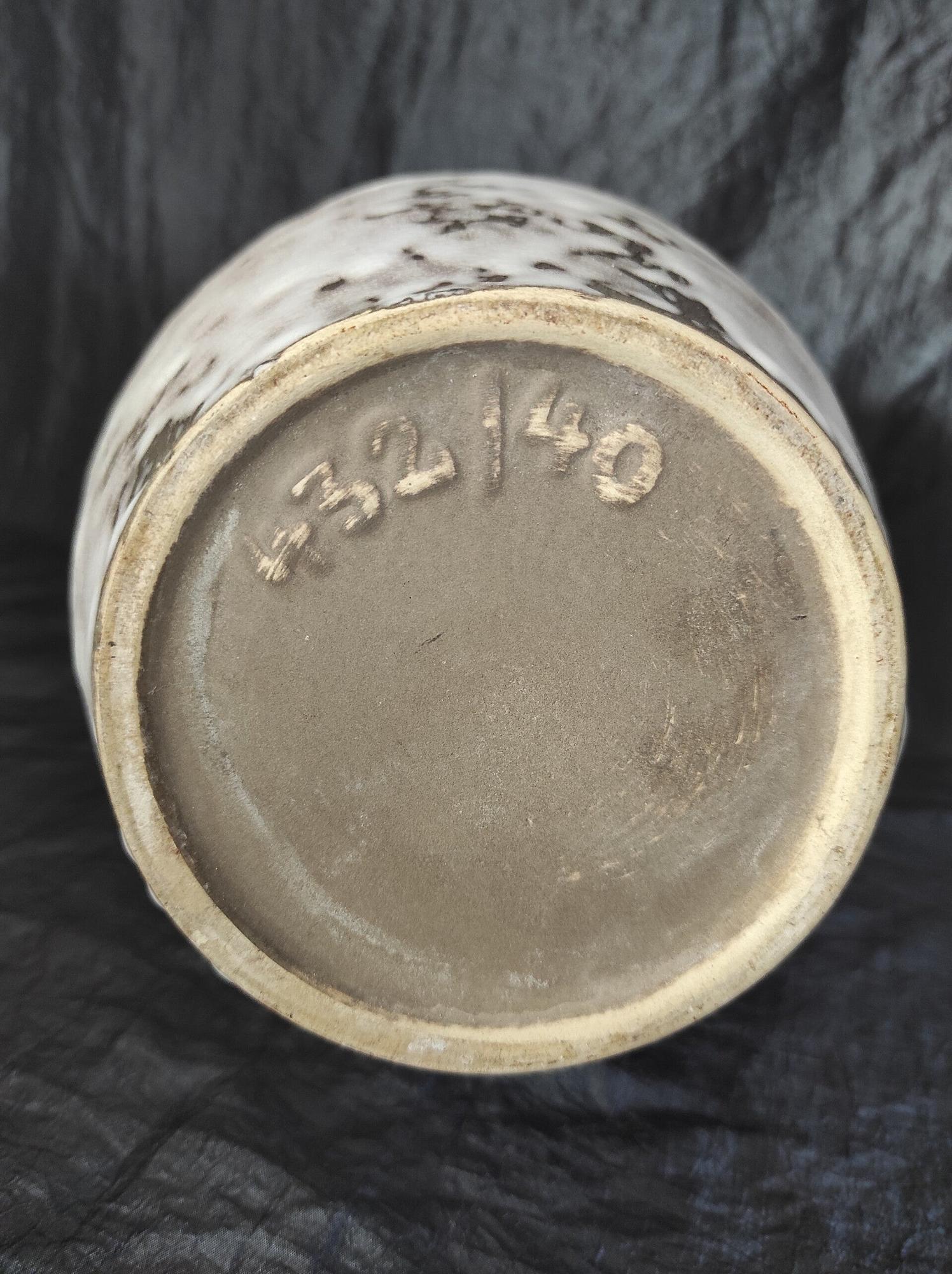 Vintage 432/40 Vase Keramik Blau  4