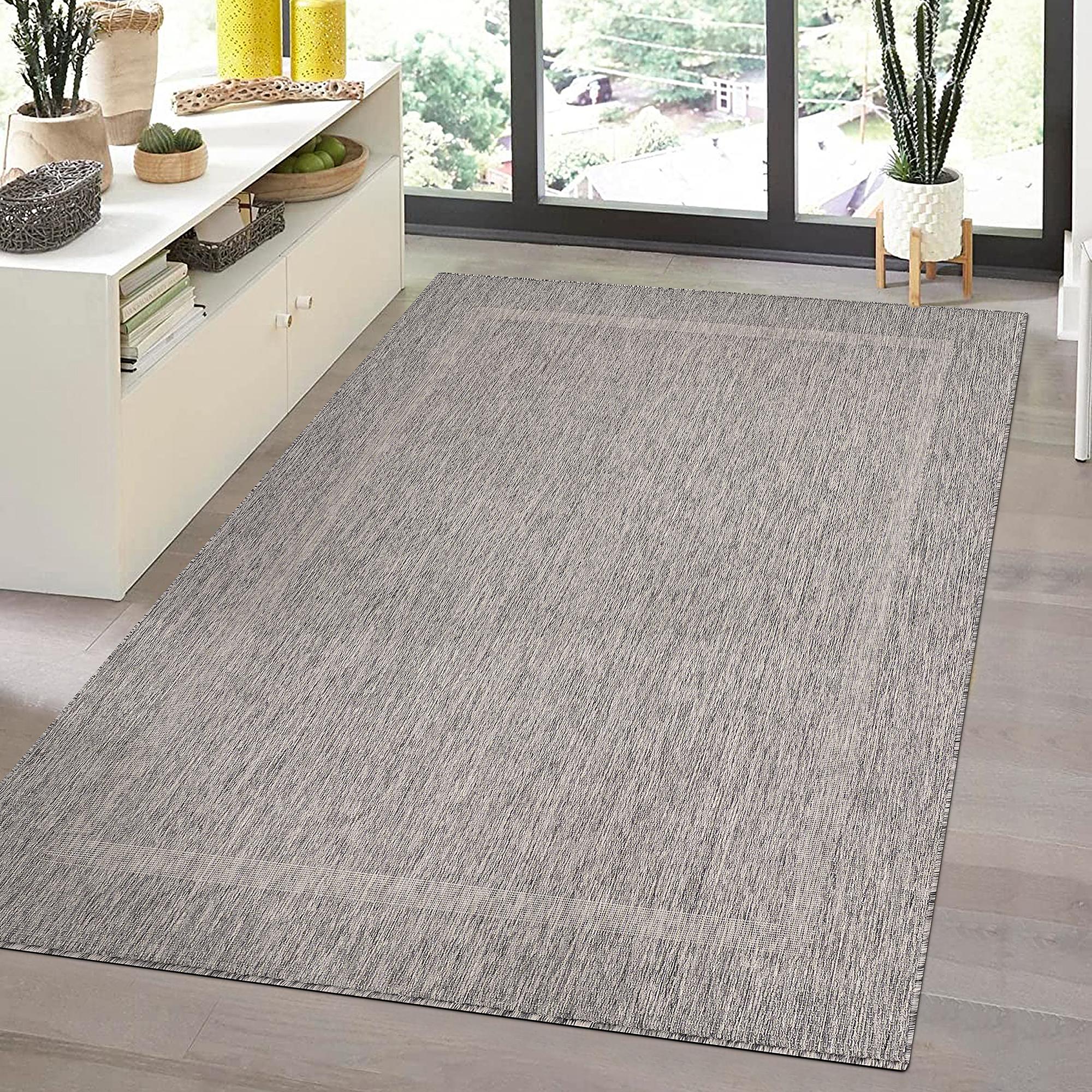 Outdoor rug Relax Polypropylene Grey 60 x 100 cm 2