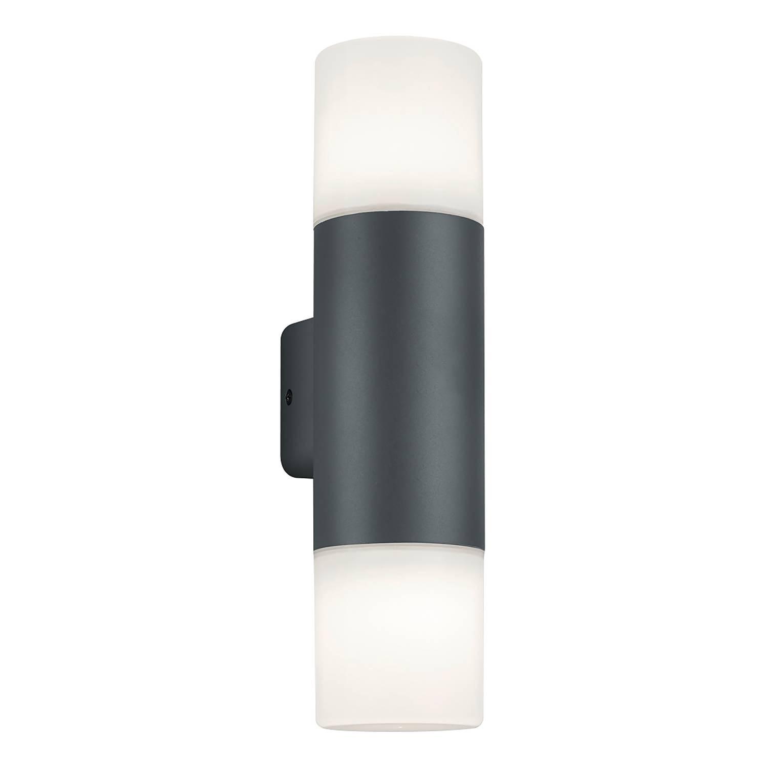 Hoosic I Wandleuchte Kunststoff Aluminium 2-flammig 0