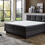 Chicago Boxspringbett mit Bettkasten & Topper Grau 4