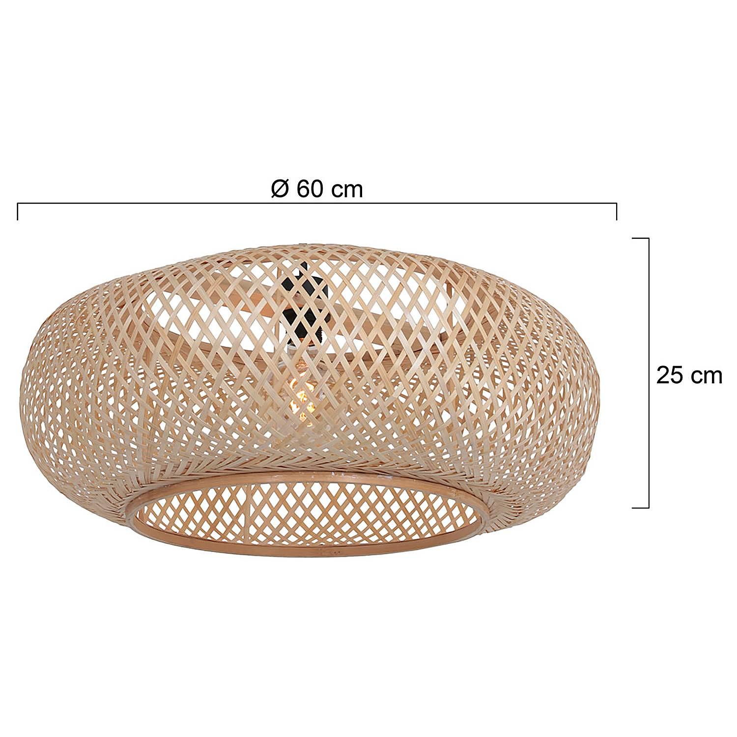 Lampenschirm Maze Bambus Beige 3