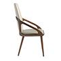 Dining chair faux leather cream 5