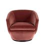 Armchair Swivel Velvet Peach 5