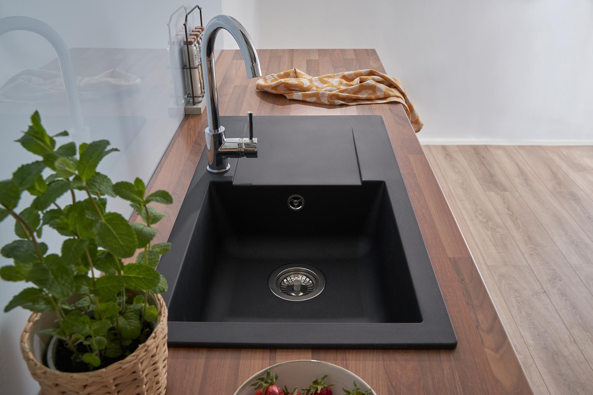 Denver Variant B Kitchen Sink Black 3