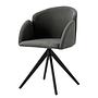 Swiveling Armchair LETAERI Anthracite 0