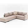 Aly  Schlafsofa Récamiere Links Baumwolle Beige 7