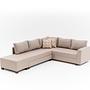 Aly Schlafsofa Récamiere Links Baumwolle Beige 7