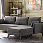 Bella Sofa Chaise Longue Right Anthracite 1
