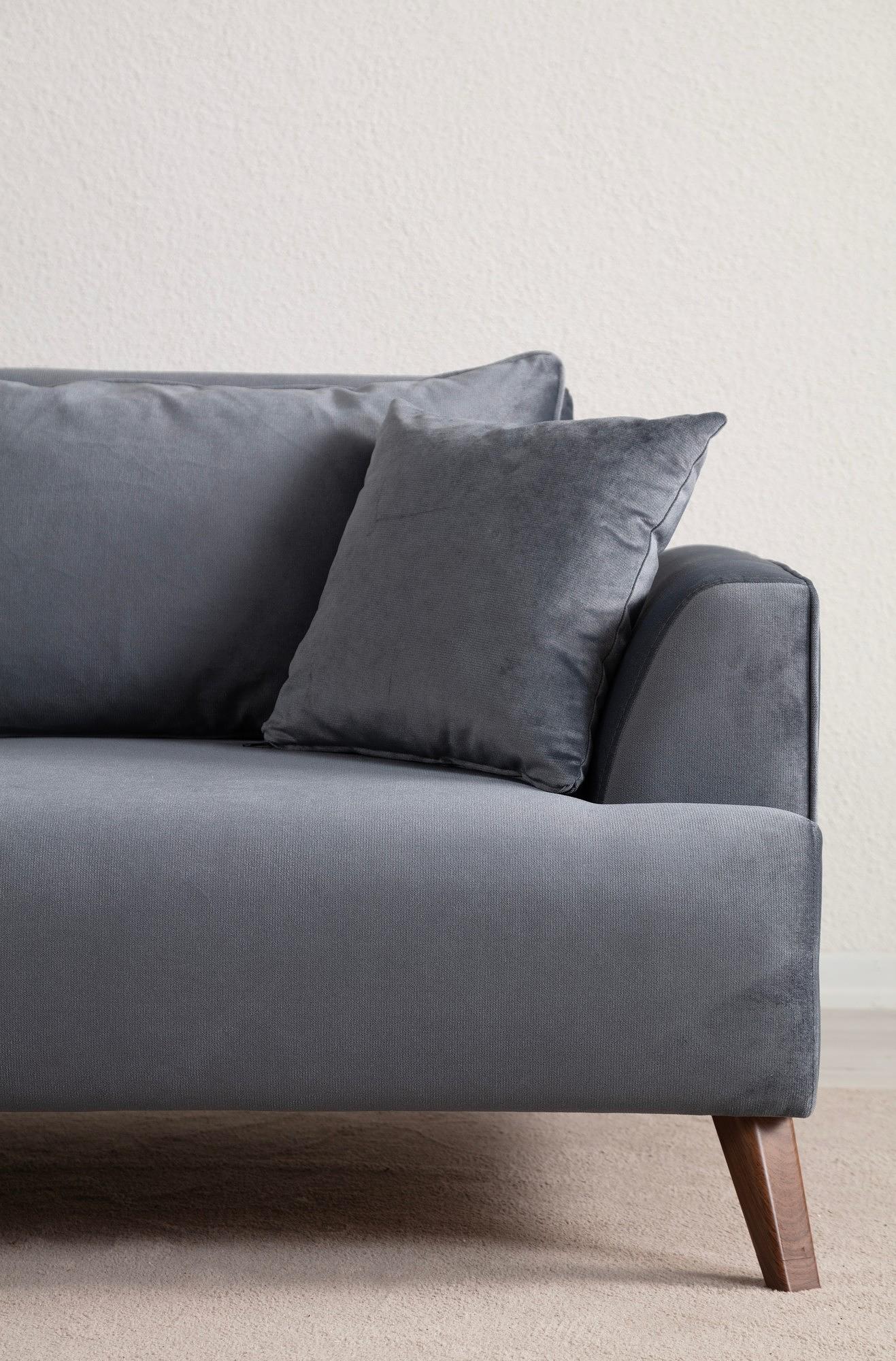 Buhara 3-Sitzer Sofa Dunkelgrau 7