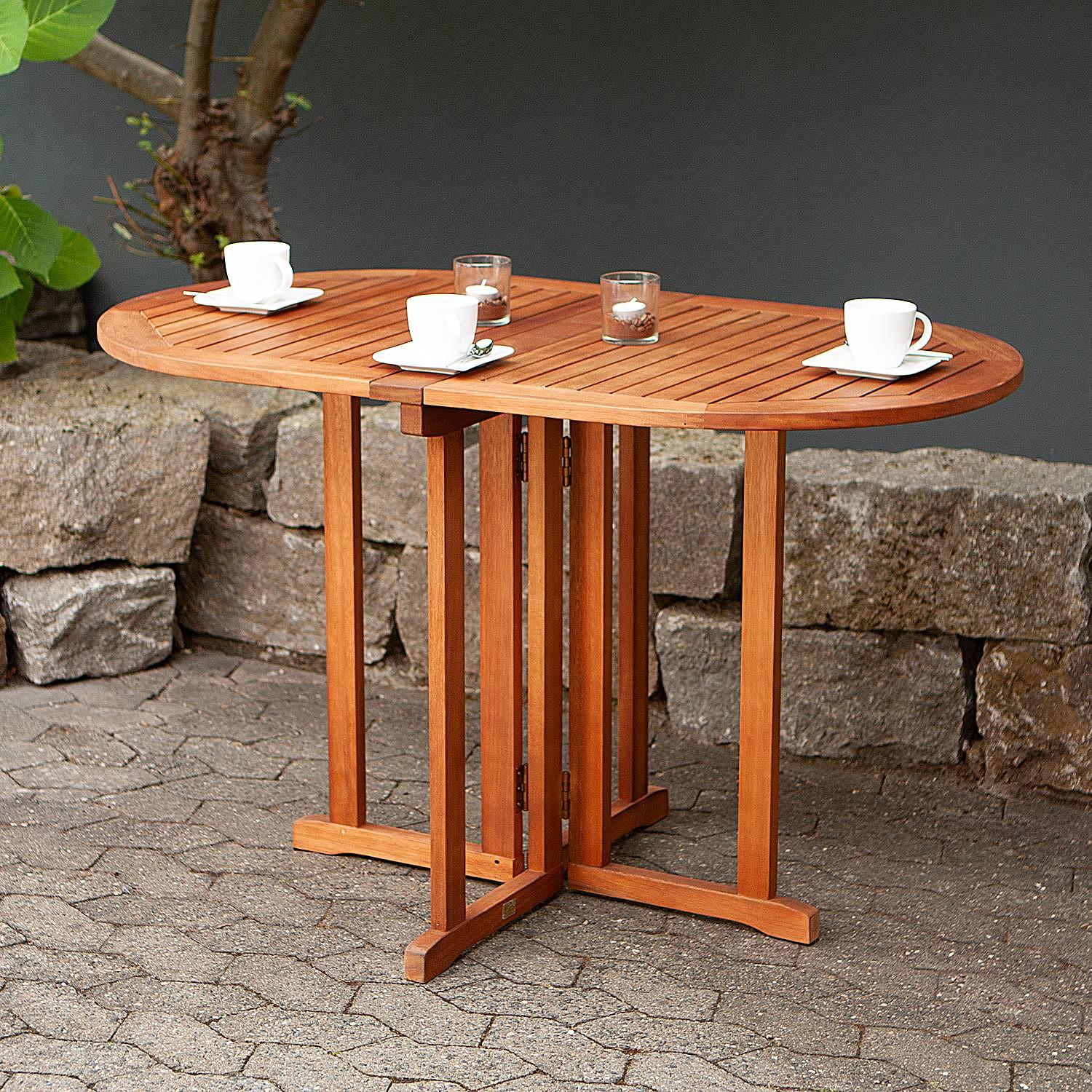 Balcony Table Deja Solid Eucalyptus 4