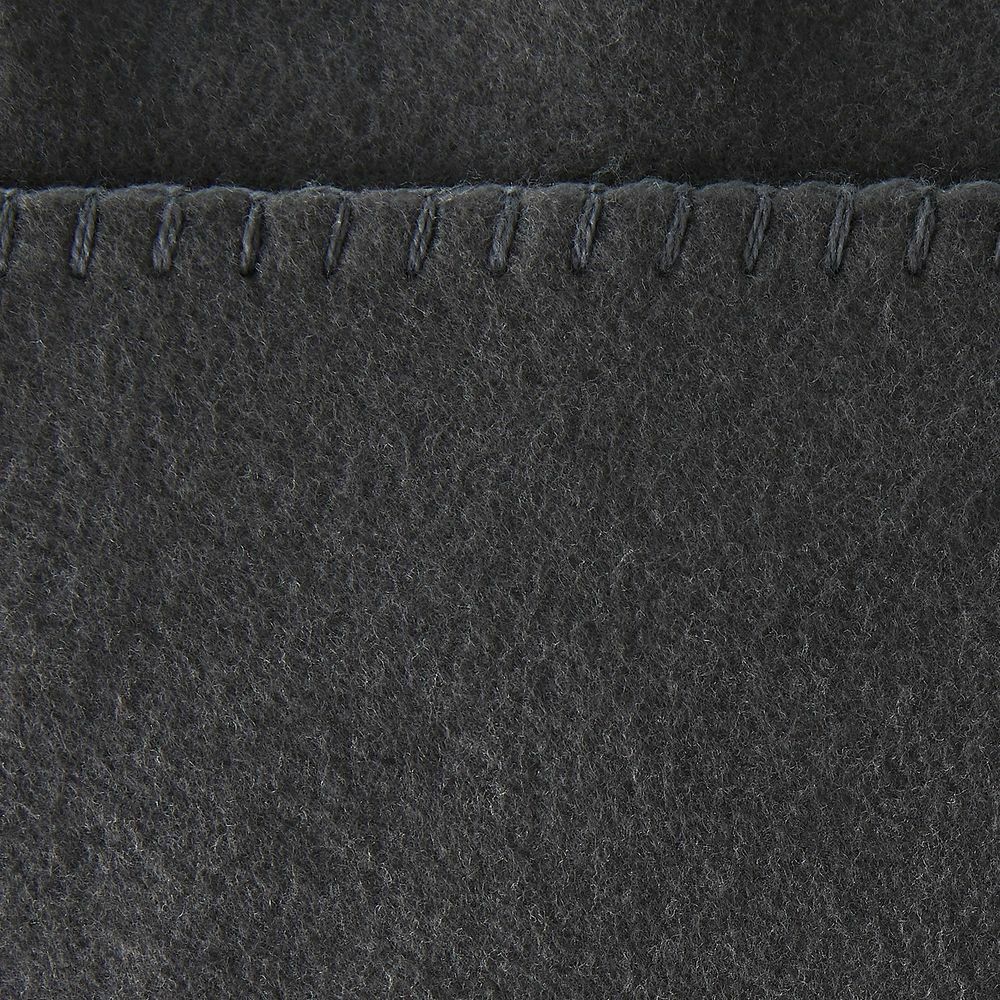 Wohndecke aus Visco Fleece Anthrazit 5