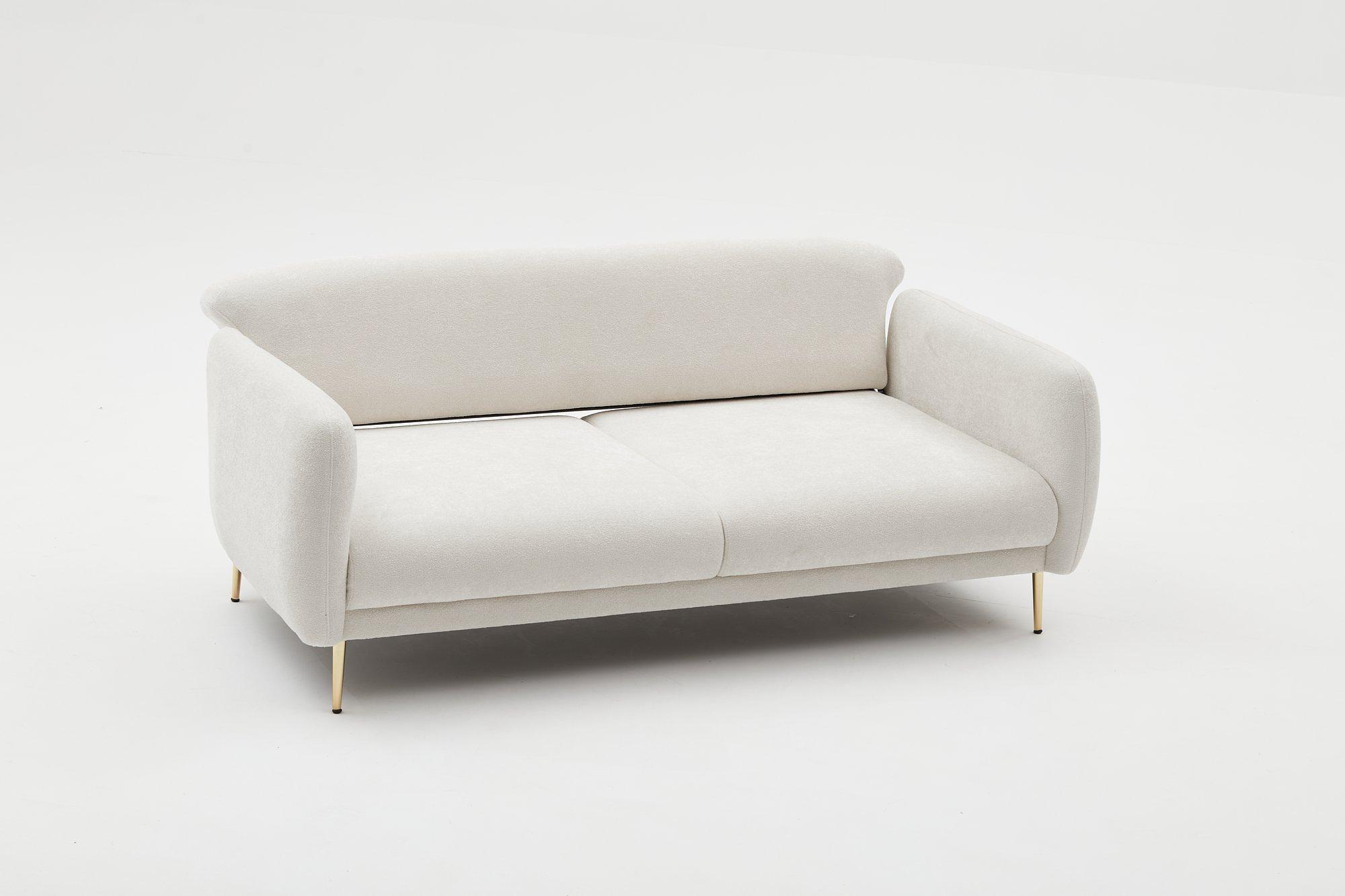 Simena Sofa 3-Sitzer Creme 4