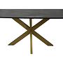 Rechteckiger Esstisch Marmor Metall 3