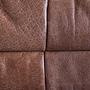 Togo Sofa 2-Sitzer Pull-Up-Leder Kentuckybraun 7