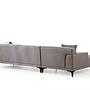 Petra L Corner Sofa Light Grey 6