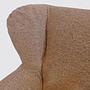 Sessel Textil Holz Gelb 6