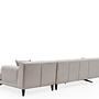 Modernes Sofa Récamiere Rechts Beige 3