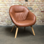 About A Lounge AAL 83 Soft Sessel Leder Holz Braun 0