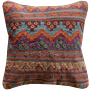 Rug Pillow Wool Cotton Multicolored 0