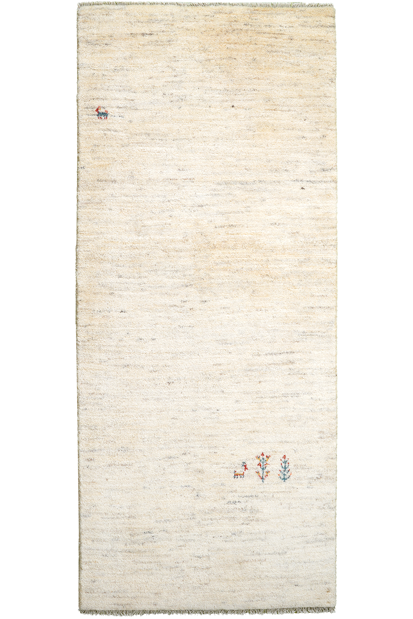 Rizbaf Gabbeh-Teppich Wolle Beige 0