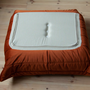 Togo Ottoman Velvet Amber-Orange 4