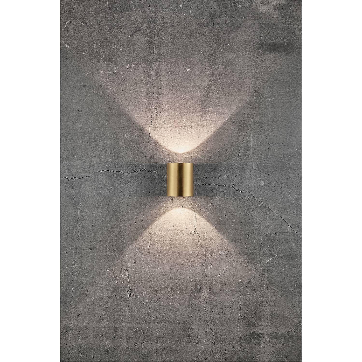 Canto Wandleuchte Stahl 2-flammig 3