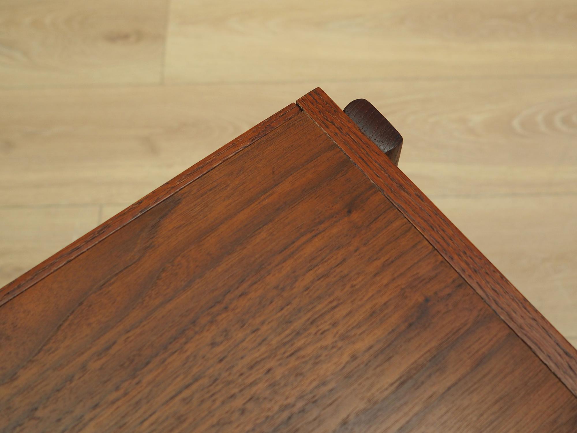 Coffee table teak wood 1970s 8