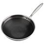 Wok Pan Asia Set of 2 Stainless Steel Silver 1