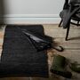 Carpo Teppich Upcycling Leder Baumwolle Farbe Magnet 0