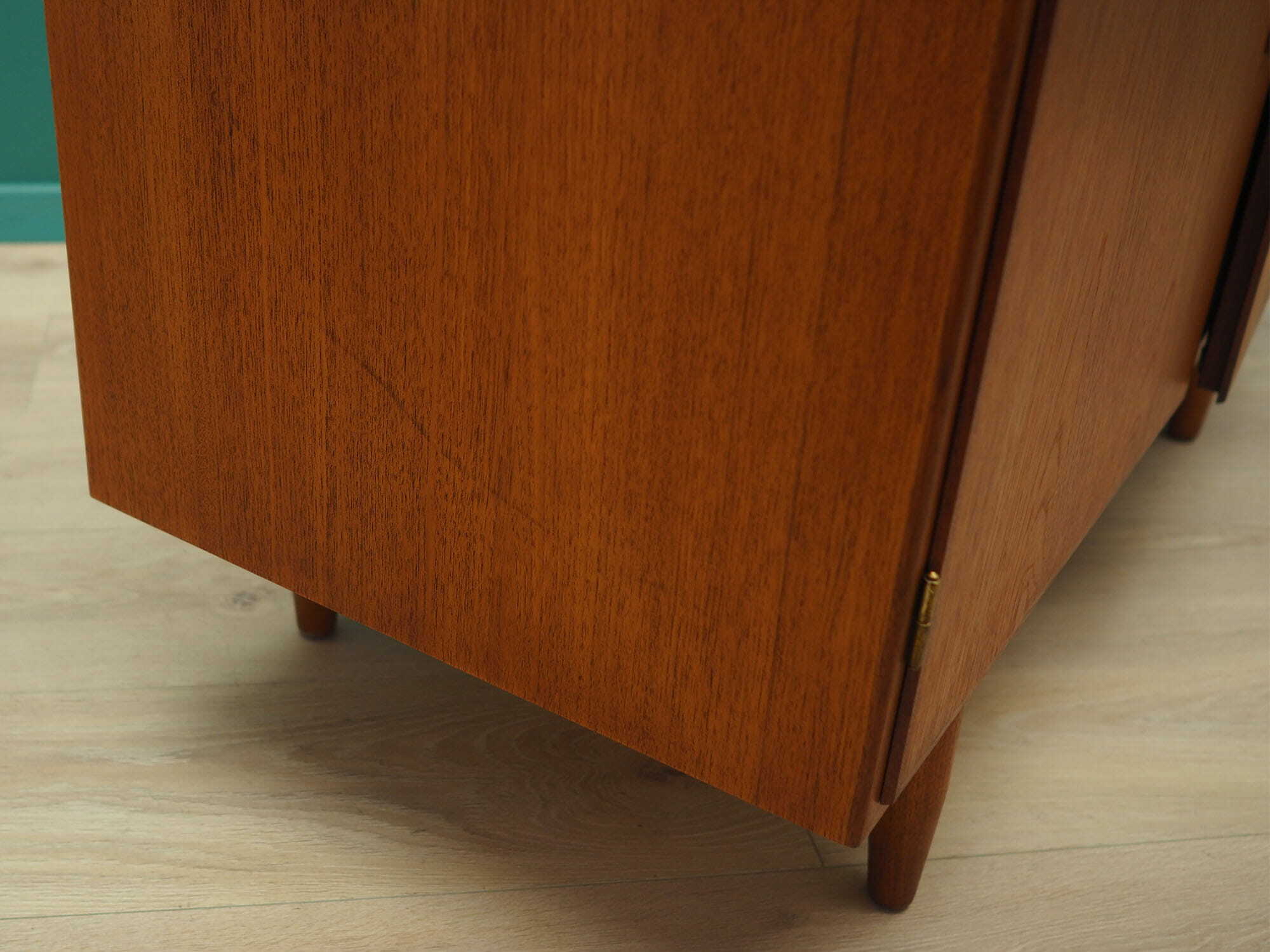 Vintage Schrank Teakholz Braun 1960er Jahre 9