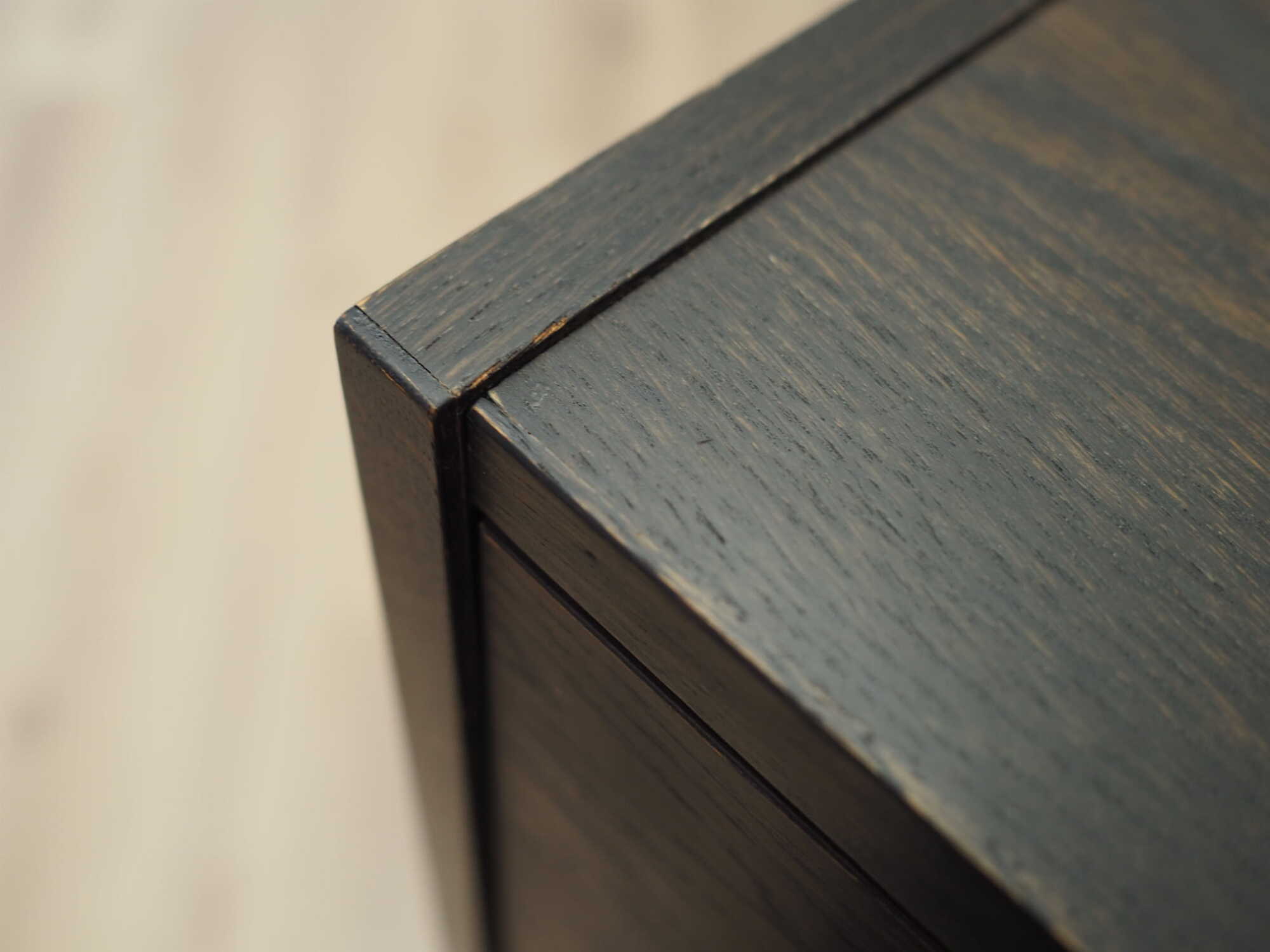 Vintage chest of drawers Oak wood Brown 1970s 6