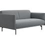 Berne Sofa 2-Sitzer Frisco-Stoff Hellgrau 0