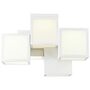 Cubix LED Deckenleuchte Metall Kunststoff Weiß 5