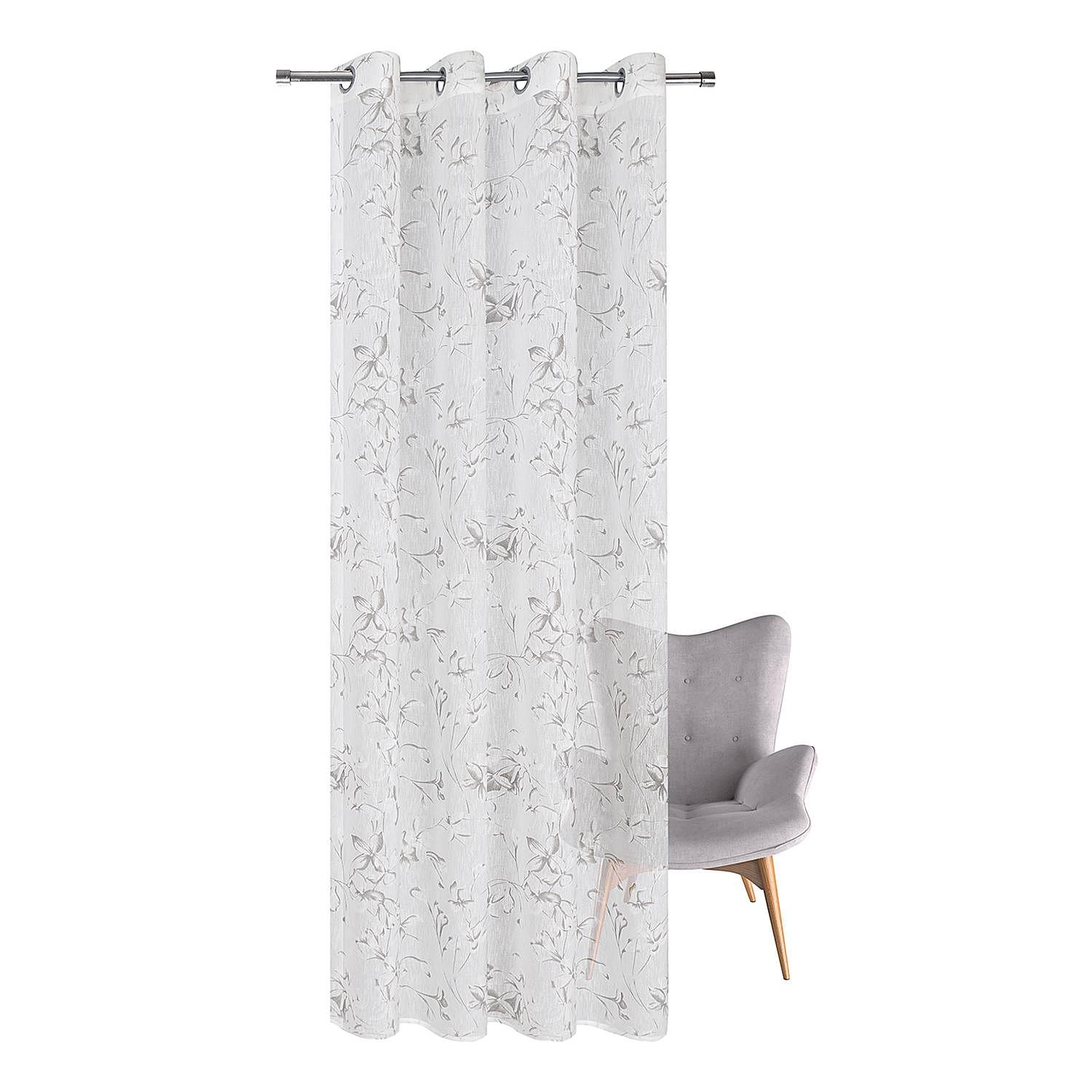 Ösenschal Rurun Polyester Weiß 3