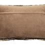 Bosie Lamina Mocha Ombre Rectangular Faux Fur Cushion 2