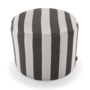 Pouf No. 9 Line Latte Black 1