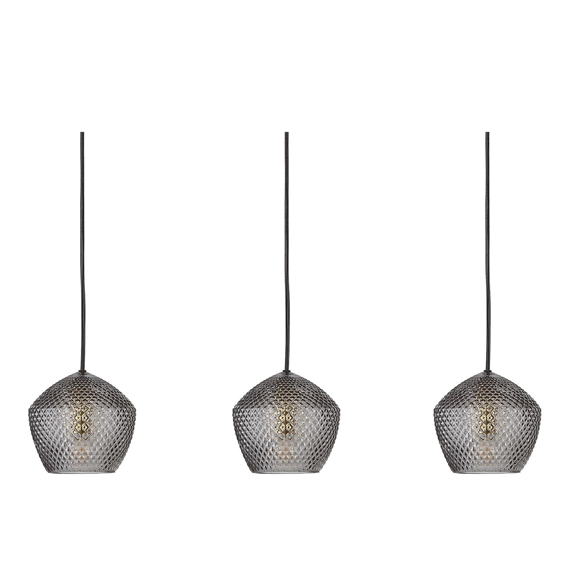 Orbiform 3-Spot Pendant Lamp Brass 8
