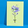 Lluna Flower Kunstdruck Mehrfarbig 0
