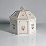 Art Deco Revival Keksdose Keramik 1990er Jahre 0