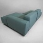 Pyllow Ecksofa Récamiere Rechts Feingewebe Taubenblau 4