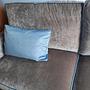 Sofa 2-Sitzer Samt Taupe 6