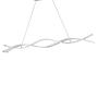 3-light LED pendant lamp Lasana IV Steel 0