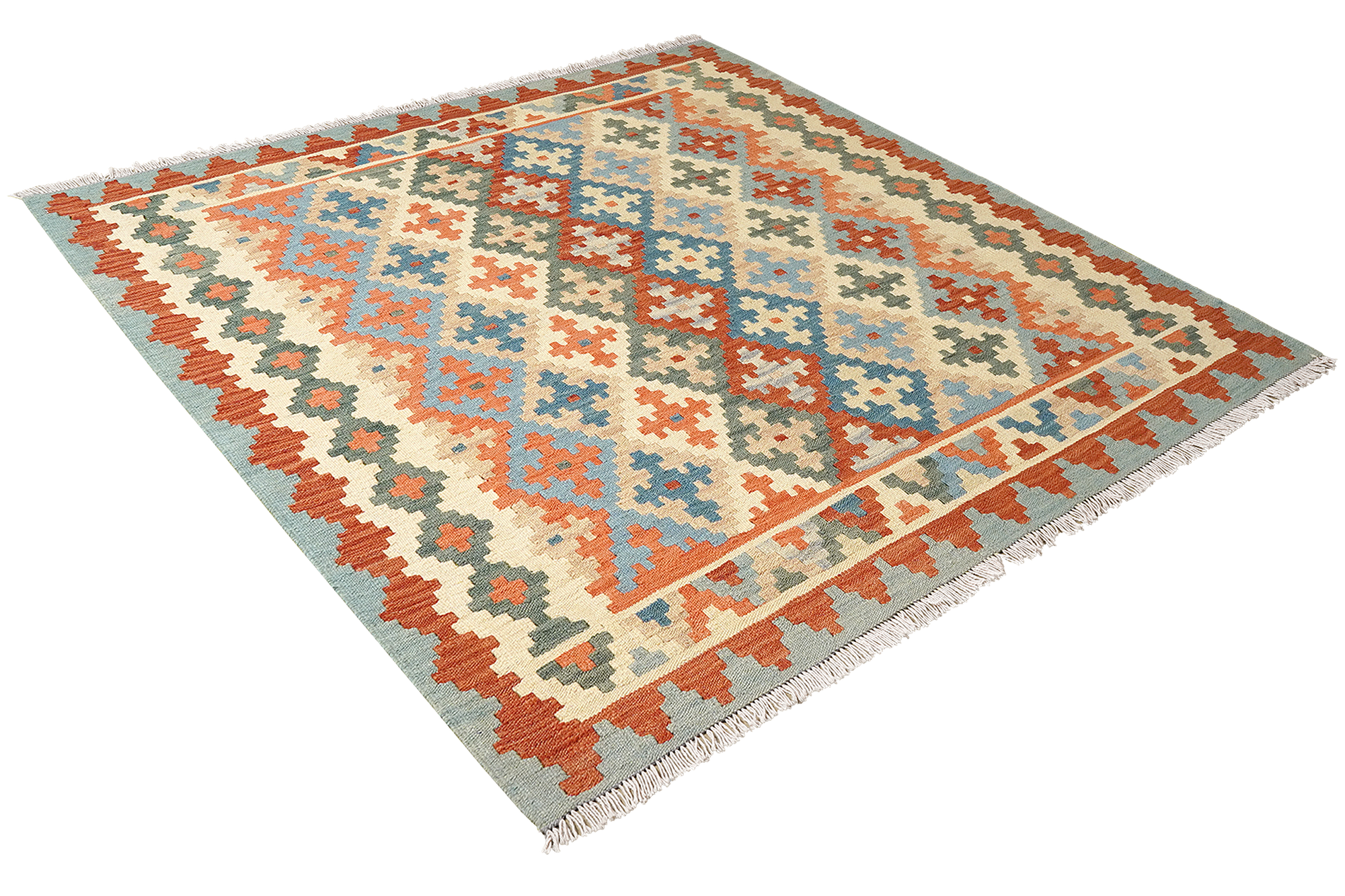 Kelim Gashgai Carpet Wool Multicolor 2