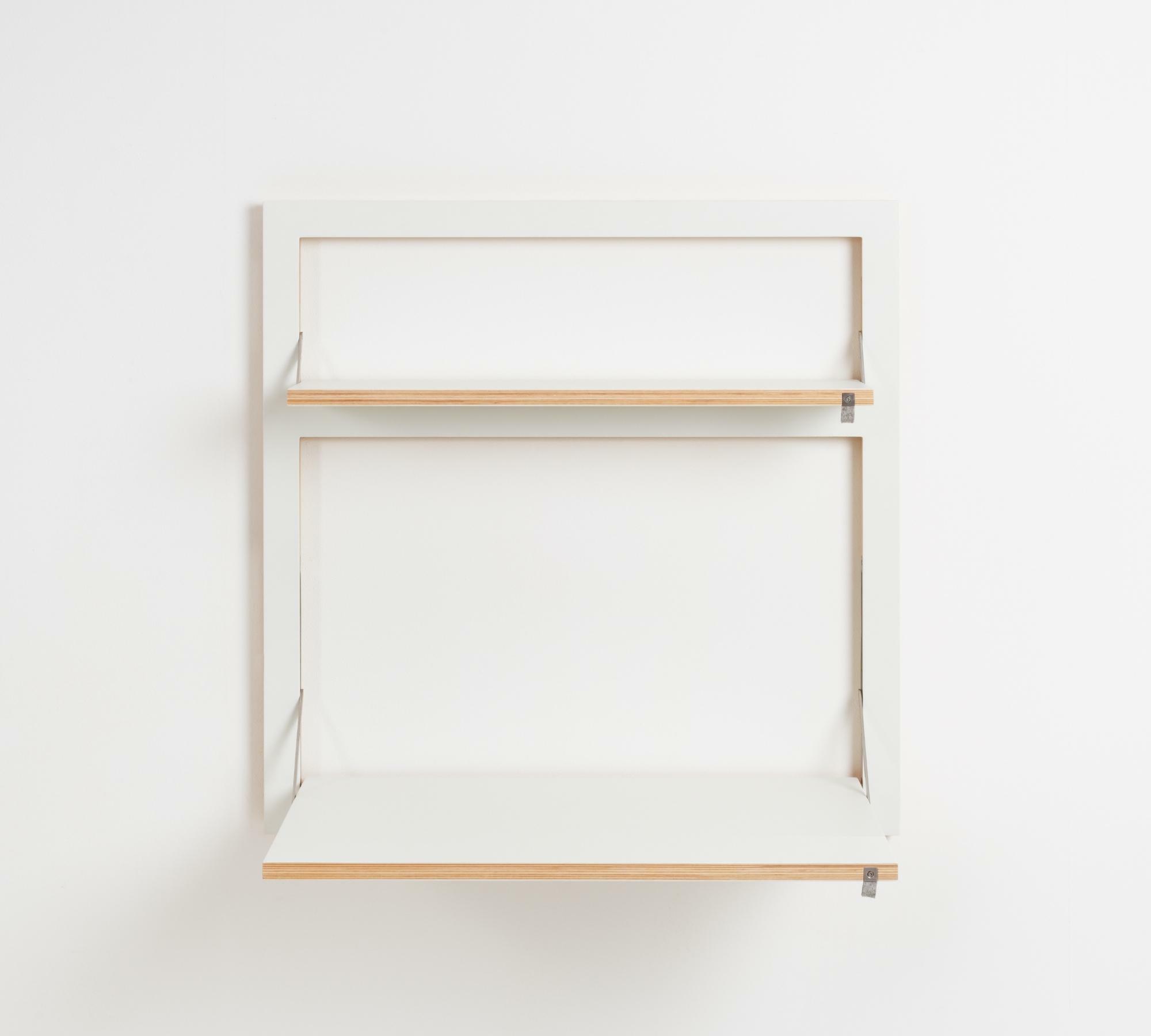 Fläpps Sekretär 80x80-2 Weiß 1