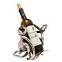 Octopus Flaschenhalter Silber Metall 3