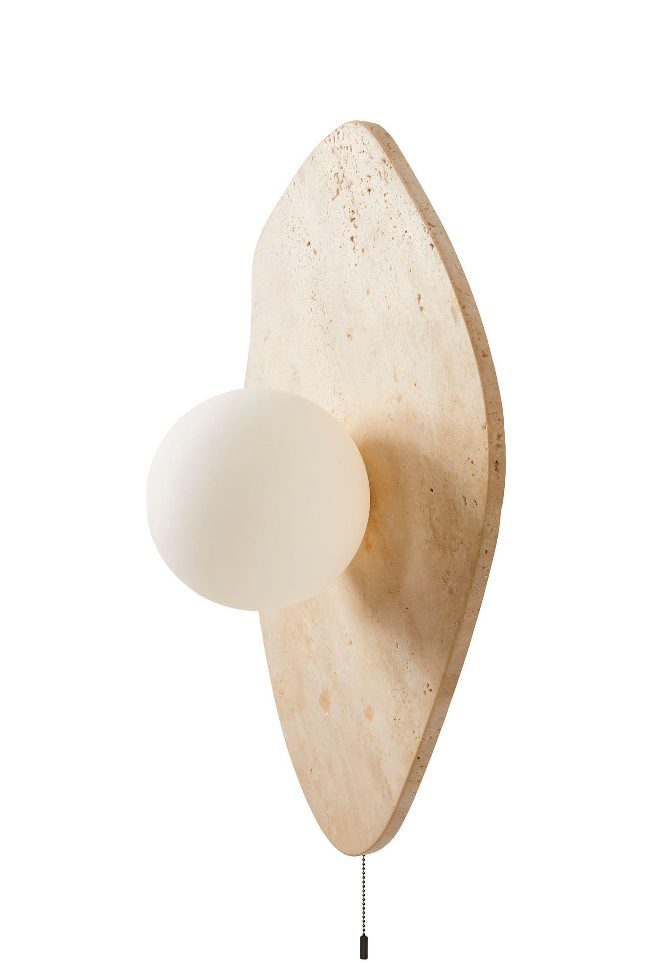 Similar Wall Lamp Travertine White 3